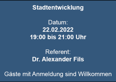 Stadtentwicklung