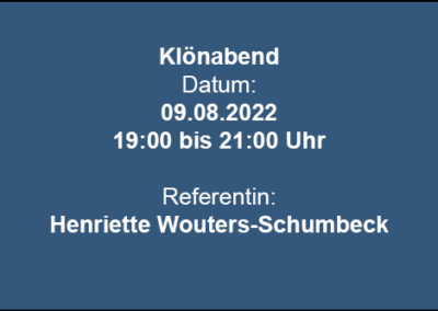 Klönabend im Yachtclub