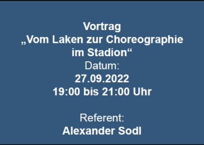 „Vom Laken zur Choreographie im Stadion“