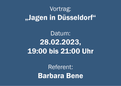 Jagen in Düsseldorf