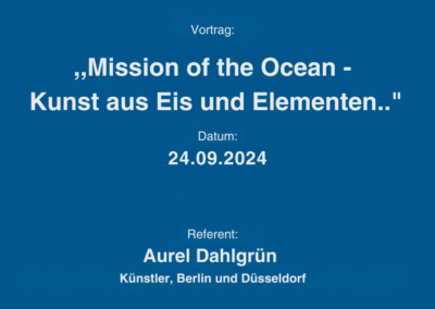 Mission of the Ocean – Kunst aus Eis und Elementen