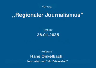 Lokaler Journalismus: Mit Leidenschaft gelebt