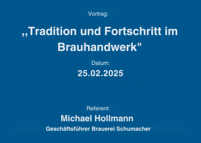 Tradition und Fortschritt im Brauhandwerk
